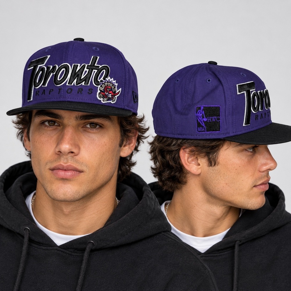 New Retro vintage NBA Toronto raptors hardwood classic new era SnapBack hat